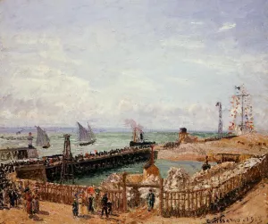 The Jetty, Le Havre - High Tide, Morning Sun by Art