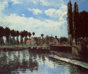 The Lock at Pontoise by Art