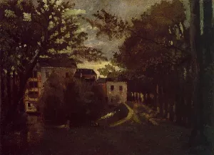 The Mill at La Roche Goyon by Camille Pissarro - Hand-Painted Oil Painting Reproduction