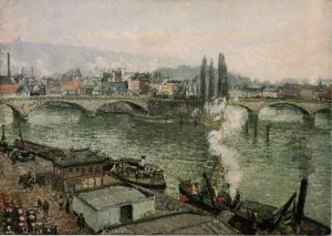 The Pont Corneille, Rouen: Grey Weather by Art