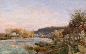 The Seine at Bougival by Art