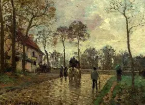 The Stagecoach at Louveciennes by Art