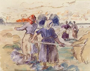 The Tedders by Camille Pissarro Art