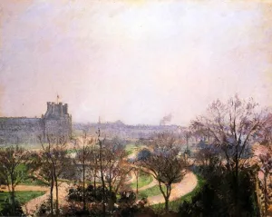 The Tuileries Gardens 2 by Camille Pissarro - Hand-Painted Oil Painting Reproduction