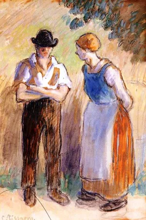 Two Peasants by Art