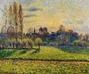 View of Bazincourt, Sunset by Art