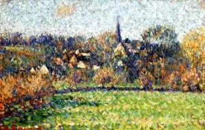 View of the Village of Bazincourt by Art
